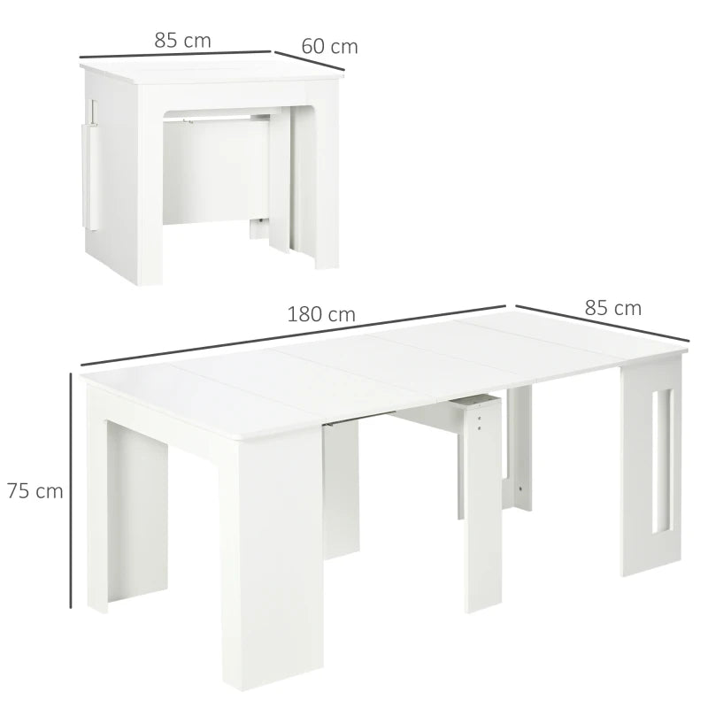 Mesa de Jantar Extensível Rima - 180cm - Design Minimalista