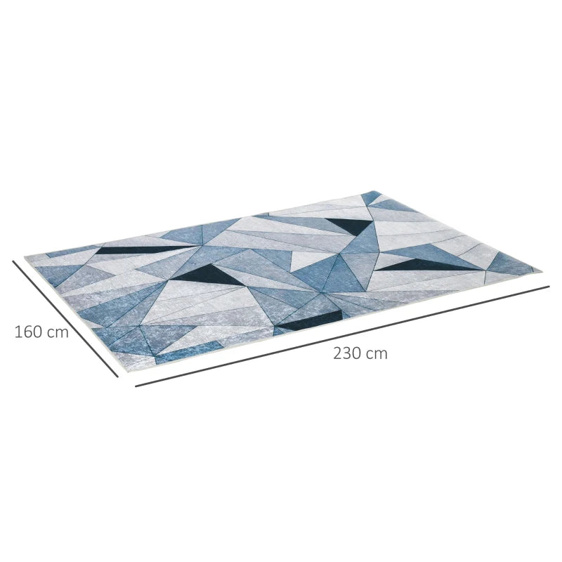 Tapete Geo Azul - 230x160cm - Design Moderno